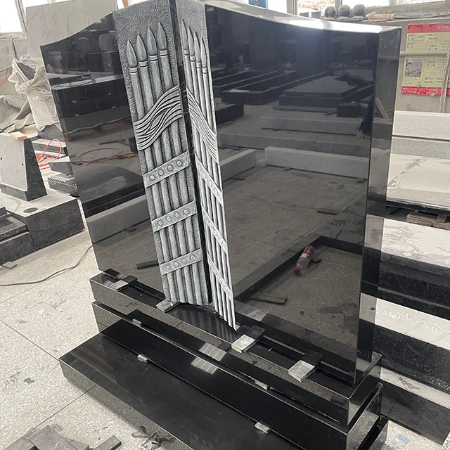 prix d'usine granit croix pierre tombale classique