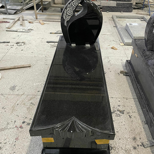 Pierre tombale de gravure au laser en gros d'usine de la Chine