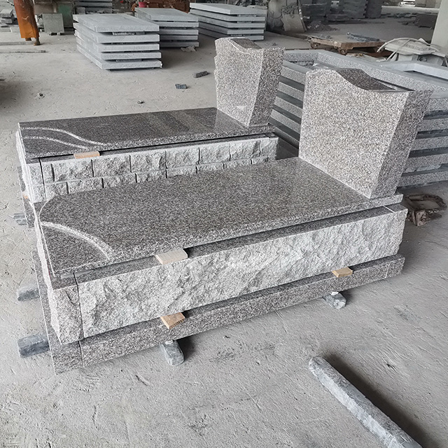 Pierre tombale de gravure au laser en gros d'usine de la Chine