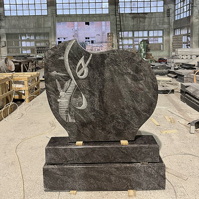 prix d'usine granit croix pierre tombale classique